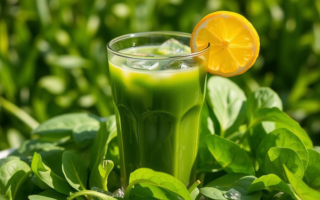 Refreshing Spinach Juice