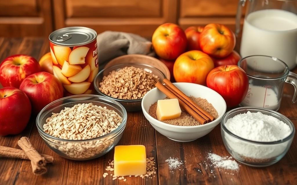 quick apple crisp ingredients